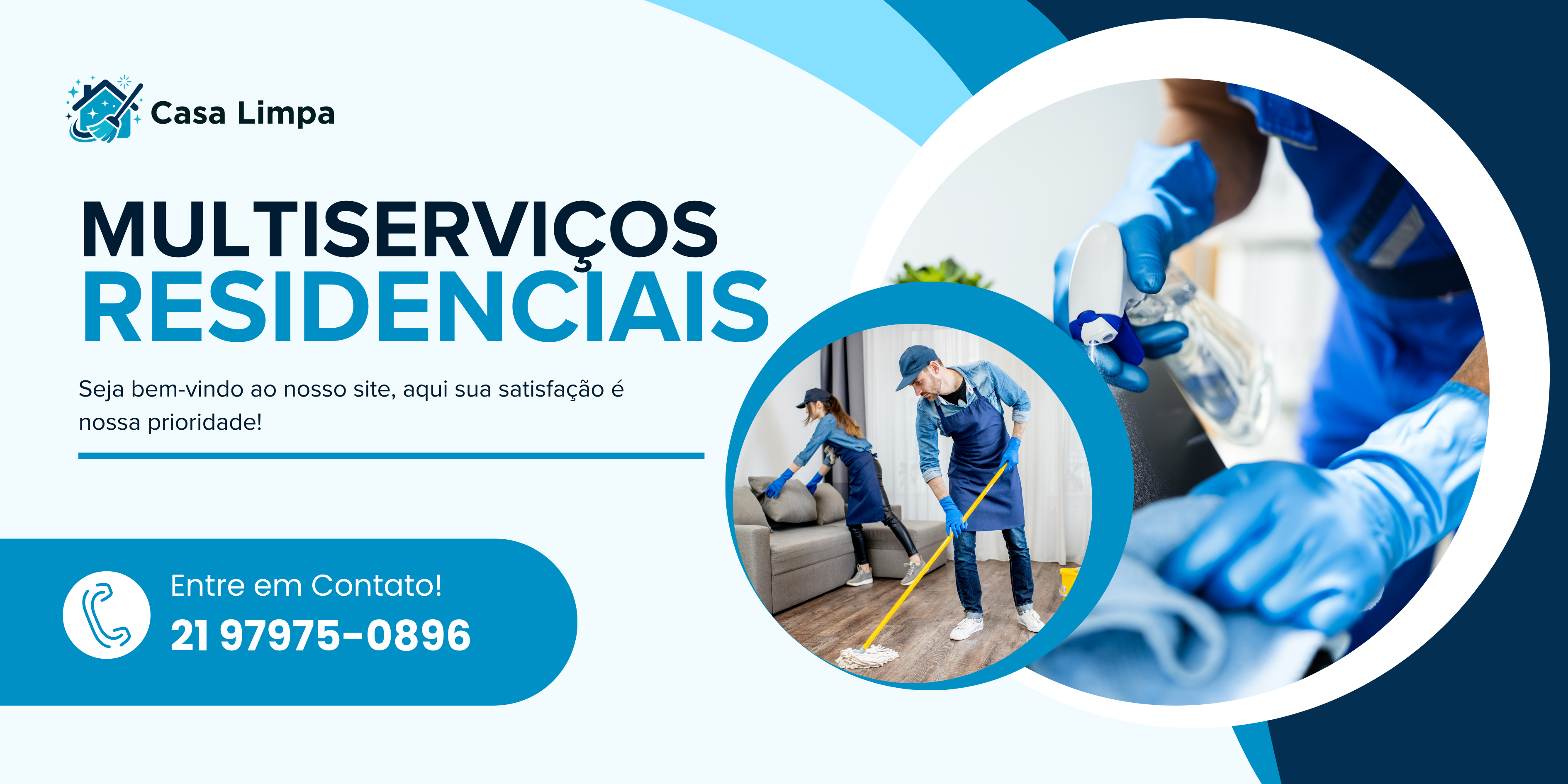 Equipe Casa Limpa em ação